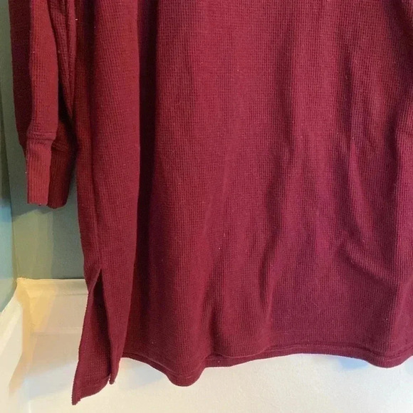 Victoria secret sleep shirt - burgundy - size large - Picture 4 of 7